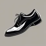 nondescript black shoes image